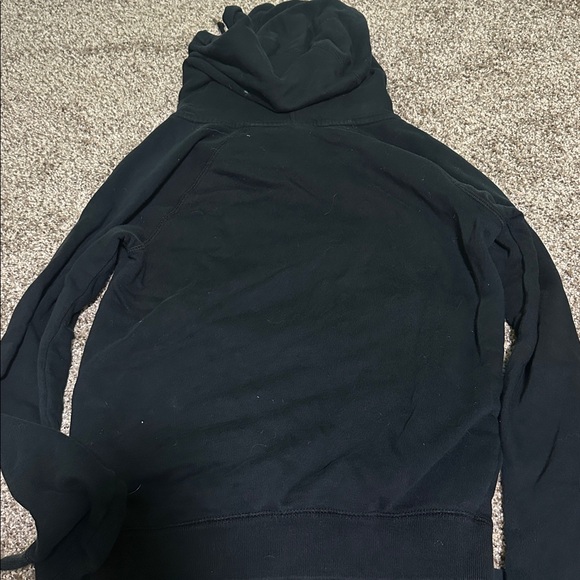 Nike Black Sweatshirt with Metallic Gold Swoosh - Picture 4 of 4